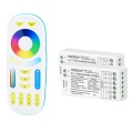 Sterownik LED - RGB+W - 4 strefowy - Pilot + odbiorniki - zestaw z dwoma odbiornikami