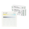 Ściemniacz LED - CCT - 4 strefowy - Panel naścienny 230VAC + odbiorniki - zestaw z dwoma odbiornikami
