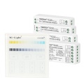 Ściemniacz LED - CCT - 4 strefowy - panel naścienny 2x1,5V + odbiorniki - zestaw z czterema odbiornikami