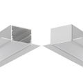 Profil aluminiowy LED wpustowy VARIO30-05 surowy z kloszem