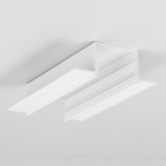 Profil aluminiowy LED wpustowy VARIO30-05 biały z kloszem