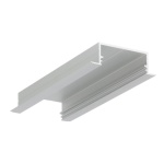 Profil aluminiowy LED wpustowy VARIO30-06 anodowany z kloszem