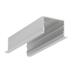 Profil aluminiowy LED wpustowy VARIO30-07 anodowany z kloszem