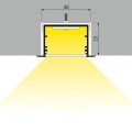Profil aluminiowy LED VARIO30-07 - RAL - przekrój montażu