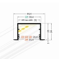Profil aluminiowy LED VARIO30-07 - RAL - wymiary