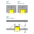 Profil aluminiowy LED VARIO30-07 - RAL - przekroje uchwytów