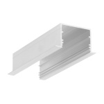 Profil aluminiowy LED wpustowy VARIO30-07 surowy z kloszem