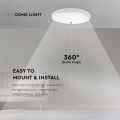 Plafon LED 18W 1530lm IP44 - VT-8618W-RD