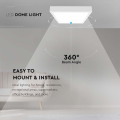 Plafon LED 24W 2040lm IP44 - VT-8624W-SQ
