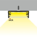 Profil aluminiowy LED WIDE24 - RAL - przekrój montażu