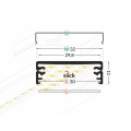 Profil aluminiowy LED WIDE24 - RAL - wymiary