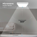 Plafon LED 24W 2400lm IP44 z czujnikiem ruchu - VT-8624S-W-SQ