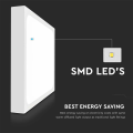 Plafon LED 24W 2400lm IP44 z czujnikiem ruchu - VT-8624S-W-SQ