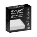 Plafon LED 24W 2400lm IP44 z czujnikiem ruchu - VT-8624S-W-SQ
