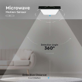 Plafon LED 24W 2400lm IP44 z czujnikiem ruchu - VT-8624S-B-SQ