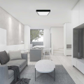 Plafon LED 24W 2400lm IP44 z czujnikiem ruchu - VT-8624S-B-SQ