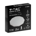 Plafon LED 40W 4000lm CCT ściemnialny z efektem gwiezdne niebo i pilotem- VT-8404-N