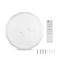 Plafon LED 40W 2800lm CCT ściemnialny z efektem gwiezdne niebo i pilotem - VT-8404