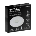 Plafon LED 40W 4000lm CCT ściemnialny z efektem gwiezdne niebo i pilotem - VT-8405-N