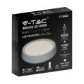 Plafon LED 40W 4000lm CCT ściemnialny z efektem dekoracyjnym i pilotem - VT-8402-N