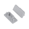Zaślepka srebrna do profilu aluminiowego LED SURFACE10.v2 - kpl. 2 szt.