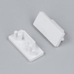Zaślepka biała do profilu aluminiowego LED SURFACE10.v2 - kpl. 2 szt.