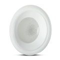 Plafon LED 48W 2400lm CCT ściemnialny z efektem dekoracyjnym i pilotem - VT-8448