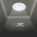 Plafon LED 60W 4200lm CCT ściemnialny z efektem dekoracyjnym i pilotem - VT-8504