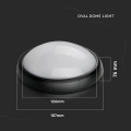 Plafon LED 8W 560lm IP54 - VT-8014-OV-B