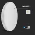 Plafon LED 15W 1850lm IP44 - VT-8033RD-N