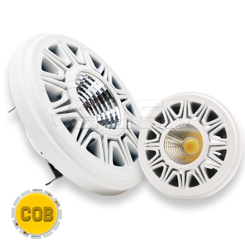 Żarówka LED AR111 G53 COB 10W 12V AC/DC Biała Neutralna 4500K