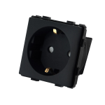Moduł gniazda elektrycznego schuko 16A czarny - TM624B - TOUCHME