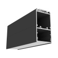 Profil aluminiowy LED VARIO30 - wariant 24 - czarny anodowany z kloszem wsuwanym "A9"