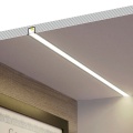 Profil aluminiowy LED SMART-IN10 - RAL - realizacja z przekrojem