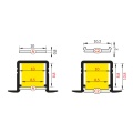 Profil aluminiowy LED SMART-IN10 - RAL - przekroje kloszy