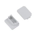 Zaślepka szara do profili aluminiowych LED UNI-TILE12 - kpl. 2 szt.