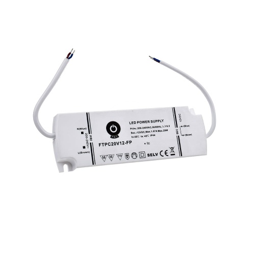 Zasilacz napięciowy hermetyczny ultrapłaski - POS 24V 20W 0.83A FTPC20V24-FP