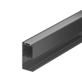 Profil aluminiowy LED VARIO30 - wariant 32 - czarny anodowany z kloszem - 1mb