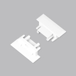 Zaślepka biała do profilu aluminiowego LED GROOVE10.v2 - kpl. 2 szt.