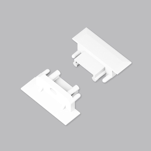 Zaślepka biała do profilu aluminiowego LED GROOVE10.v2 - kpl. 2 szt.