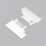 Zaślepka biała do profilu aluminiowego LED GROOVE14.v2 - kpl. 2 szt.