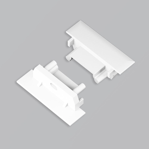 Zaślepka biała do profilu aluminiowego LED GROOVE14.v2 - kpl. 2 szt.