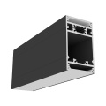 Profil aluminiowy LED VARIO30 - wariant 16 - czarny anodowany z kloszem "C9" zatrzaskowym