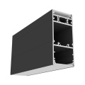 Profil aluminiowy LED VARIO30 - wariant 17 - czarny anodowany z kloszem zatrzaskowym "C9"