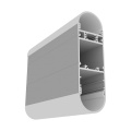 Profil aluminiowy LED VARIO30 - wariant 17 - surowy z kloszem zatrzaskowym "D9"