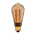 Girlanda ogrodowa 15mb z 15 żarówkami LED - E27 ST64 4W biała ciepła - zestaw