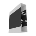 Profil aluminiowy LED VARIO30 - wariant 25 - czarny anodowany z kloszem zatrzaskowym "E9"