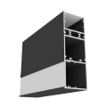 Profil aluminiowy LED VARIO30 - wariant 26 - czarny anodowany z kloszem wsuwanym "A9"