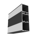 Profil aluminiowy LED VARIO30 - wariant 34 - czarny anodowany z kloszem wsuwanym "A9"