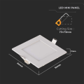 Oprawa sufitowa downlight LED 3W biała - VT-307SQ-N
